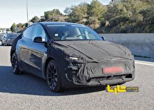 تصاویری از فیس لیفت مدل Y تسلا درز کرد