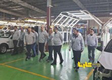 گزارش تصویری بازدید مدیرعامل گروه سایپا از خطوط تولید سایپا منبع سایت کارنا