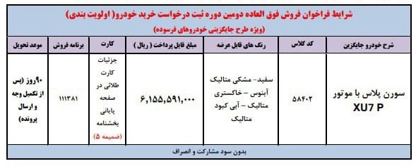 فروش فوری خودرو سورن پلاس ویژه خودرو فرسوده