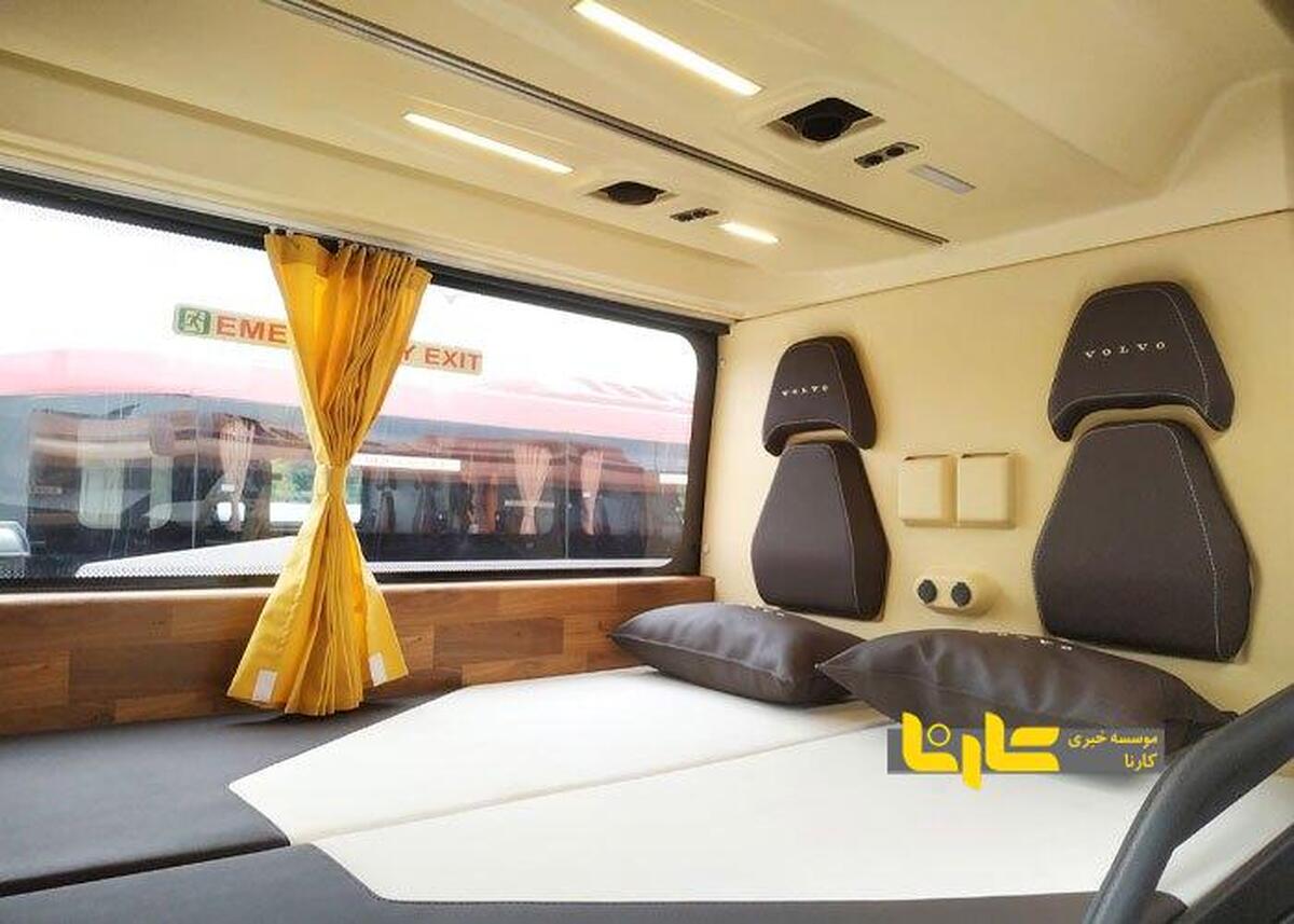 امکانات فوق‌لوکس اتوبوس ولوو ۹۶۰۰ s در حد یک هتل! + فیلم