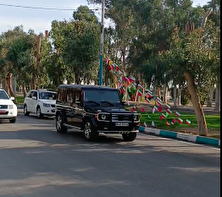 کاروان اسکورت و خودروی خاص رئیس‌جمهور + ‌فیلم منبع سایت کارنا