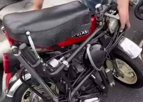 موتور سیکلت قابل حمل + فیلم