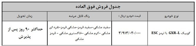 آغاز فروش کوییک با قیمت قطعی + جدول