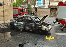 فیلم انفجار یک پراید در محله قلهک تهران منبع سایت کارنا