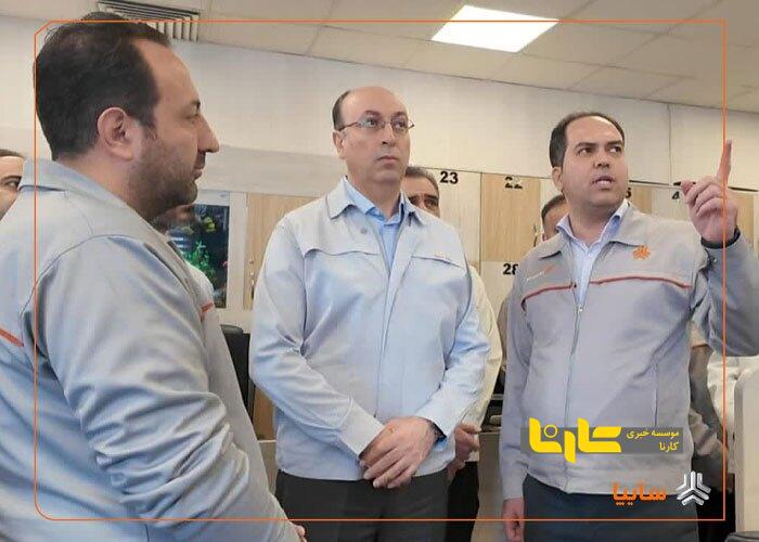 گزارش تصویری بازدید مدیرعامل گروه سایپا از خطوط تولید