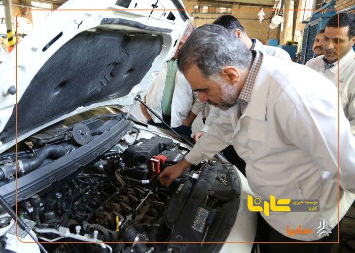 بازدید سرزده مدیرعامل سایپایدک از تعمیرگاه مرکزی شماره ۱