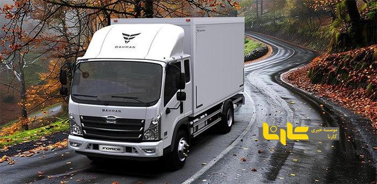 فروش نقدی کامیون فورس ۶ تن کابین خوابدار با تحویل بهمن ۱۴۰۴