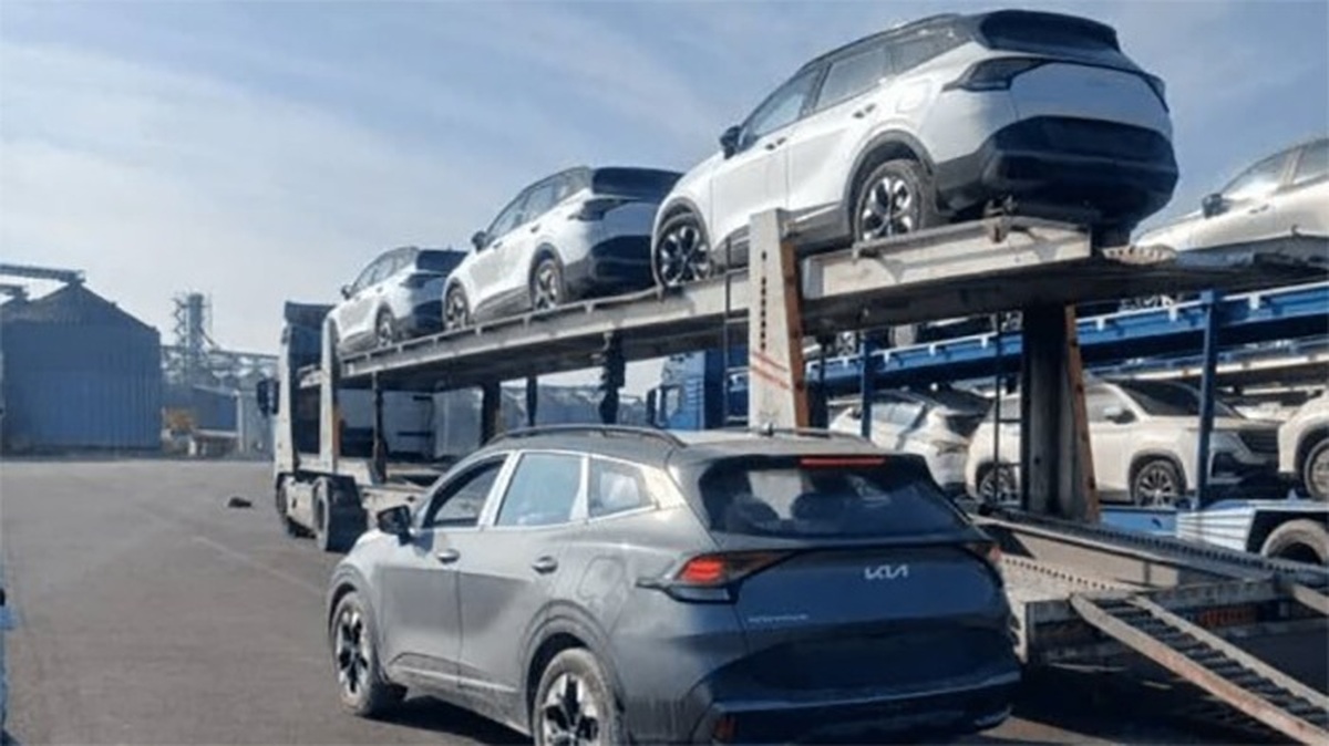 خودرو‌های وارداتی منطقه آزاد مازندران به بندر امیرآباد رسید