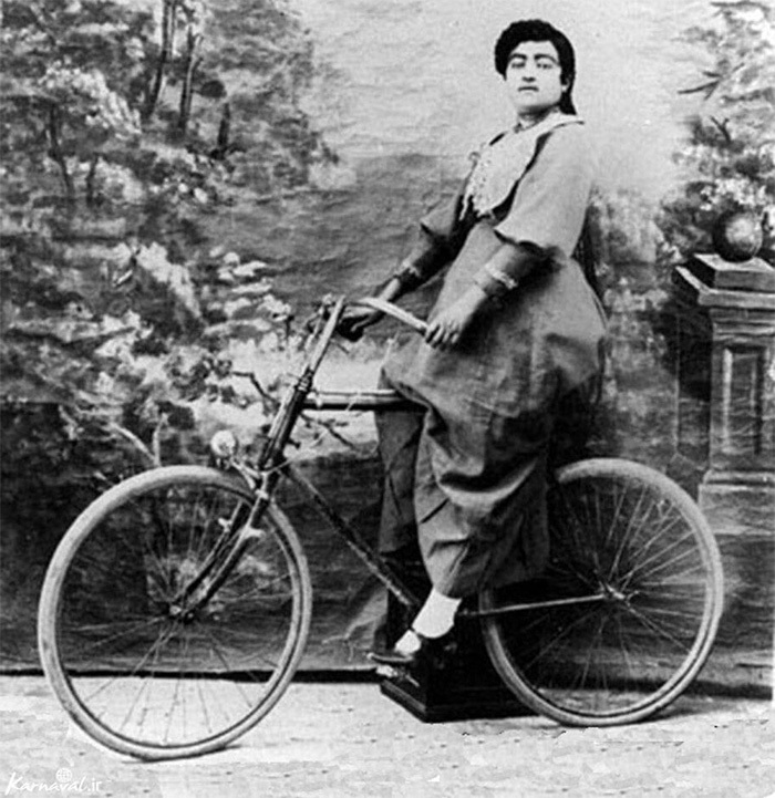 دوچرخهسواری دختر سرکش ناصرالدین شاه دوچرخهسواری دختر سرکش ناصرالدین شاه