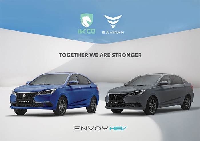 معرفی سدان ENVOY محصول مشترک بهمن و ایران خودرو / اولین هیبریدی ملی در راه بازار