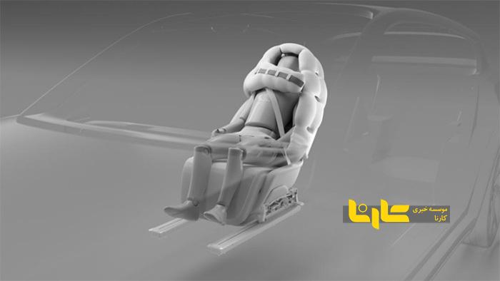 اولین صندلی با کیسه هوای به شکل کلاه ایمنی در لوکسید V۹ ارائه می‌شود