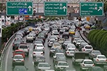 ترافیک سنگین در تهران