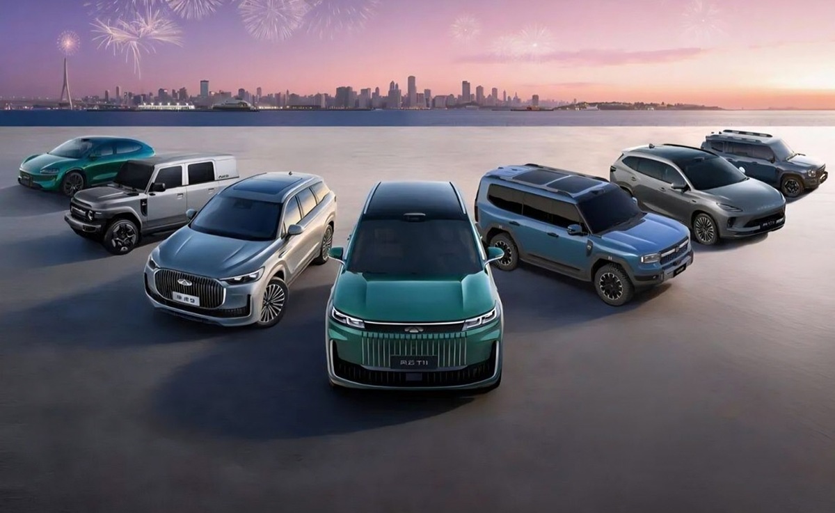 چری پرفروش‌ترین برند شاسی بلند چینی دنیا شد