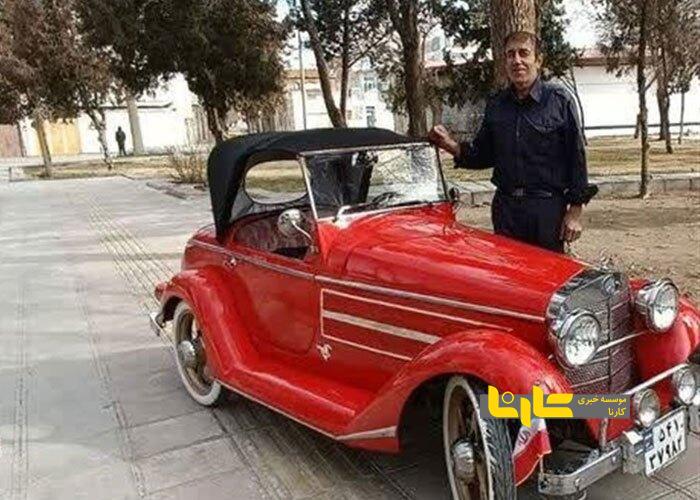 ابتکار یک بروجردی برای معلولان؛ ساخت خودرو با الهام از بنز