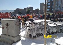 دپو بنزین خودرو پراید در سنندج طعمه حریق شد منبع سایت کارنا