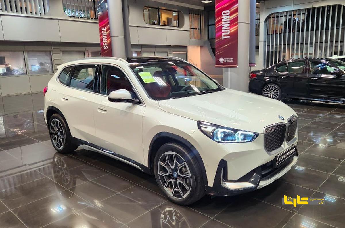 اعلام قیمت تکمیل وجه خودروی BMW iX۱ مدل ۲۰۲۵ توسط پرشیا خودرو
