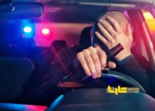 فیلم دستگیری راننده مست پس از تصادف