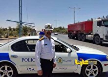 فیلم برخورد عجیب راننده متخلف با پلیس