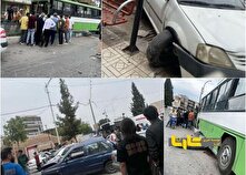 ماجرای برخورد اتوبوس درون شهری با چند خودرو چه بود؟ منبع سایت کارنا