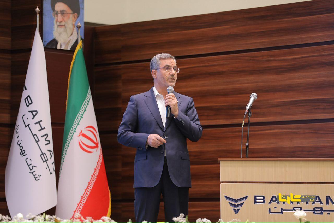 مدیرعامل گروه بهمن: در سه ماهه سوم امسال از مجموع تولیدات سال ١٤٠٣ عبور خواهیم کرد