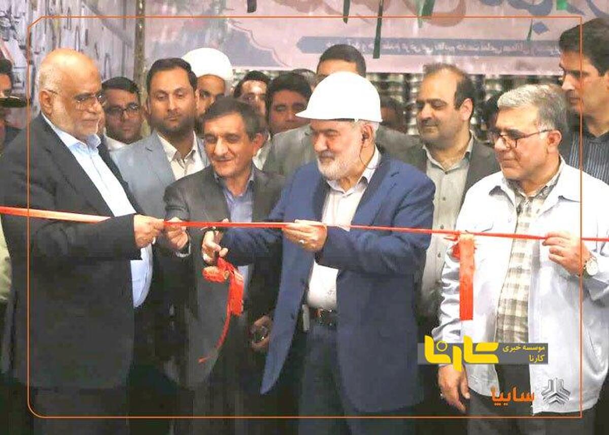 افتتاح سه خط تولید جدید در شرکت رینگ‌سایپا خرمشهر