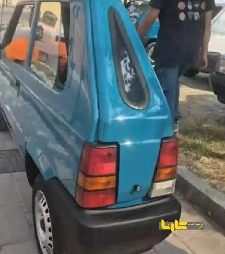 عکس خودرویی که فقط ۵۰ سانتی‌متر عرض دارد!