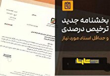 یک ردیف جدید به فهرست ترخیص درصدی گمرک افزوده شد