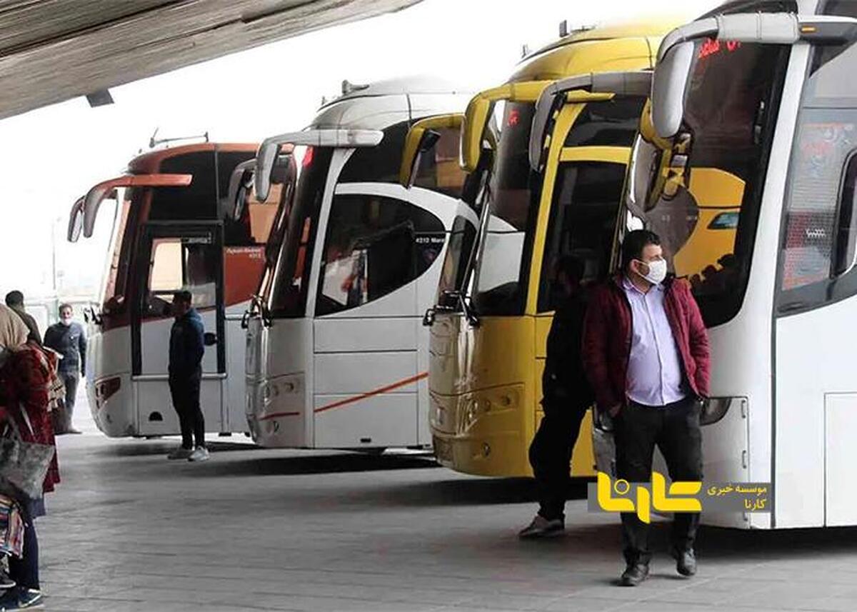 قیمت بلیت اتوبوس تهران به مرز‌های اربعین اعلام شد