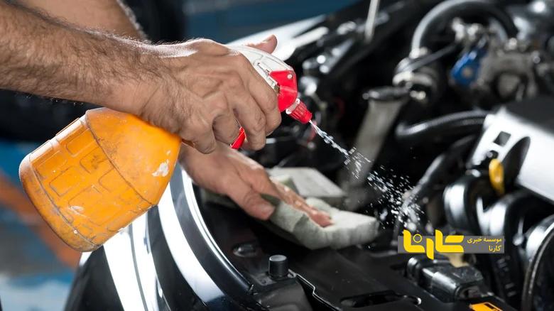 آموزش صفر تا صد شستشوی موتور خودرو