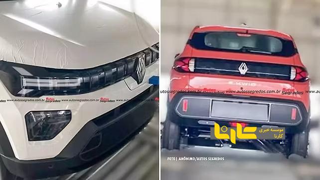 درز تصاویر بدون پوشش از نسل جدید رنو کوئید برقی