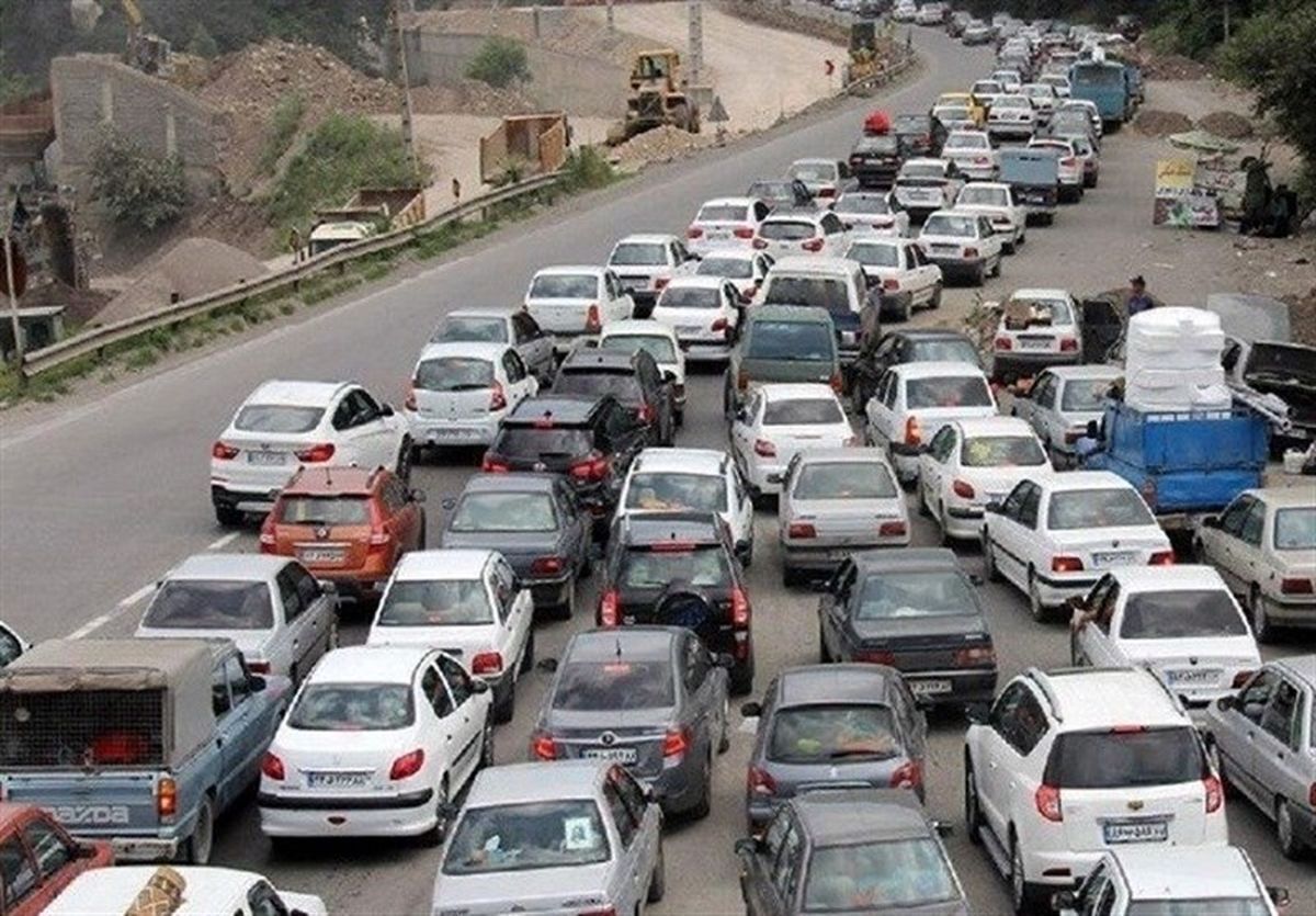 ترافیک سنگین در مسیرهای ورودی به تهران