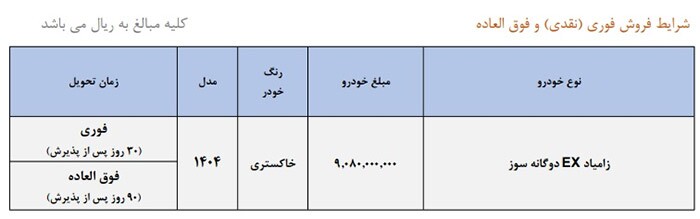 بخشنامه فروش نقدی وانت نیسان جدید (اکستند)