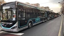 فیلم رونمایی از ۲۰۱ دستگاه اتوبوس برقی جدید در تهران