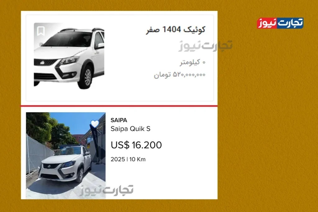 قیمت خودروهای ایرانی در بازار ونزوئلا چقدر است؟