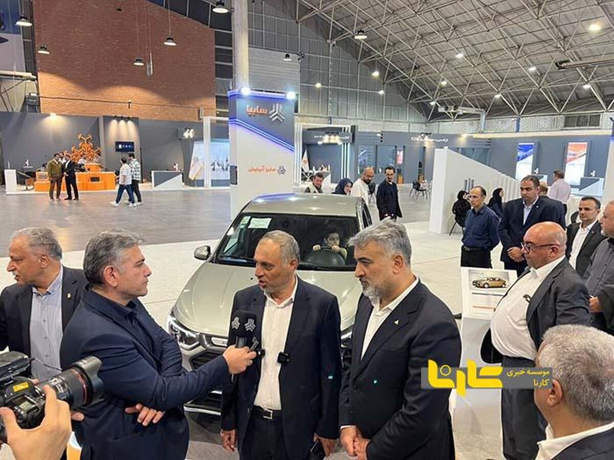 درخشش پارس ‌خودرو در نخستین روز نمایشگاه تبریز