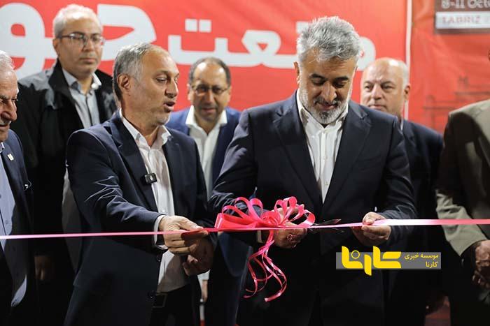 درخشش پارس ‌خودرو در نخستین روز نمایشگاه تبریز
