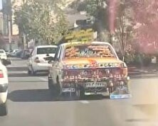 فیلم شمایل عجیب یک پیکان در تبریز ! منبع سایت کارنا