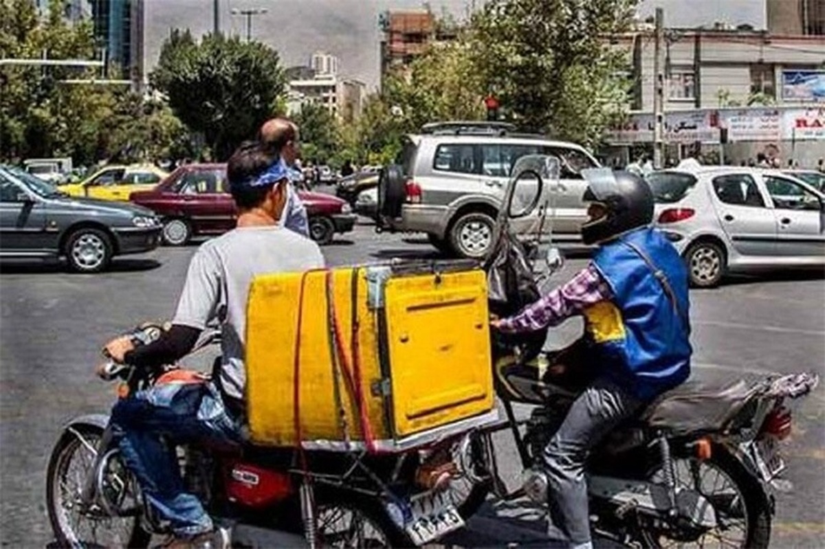 درآمد نجومی پیک موتوری‌های بازار تهران فاش شد+ فیلم
