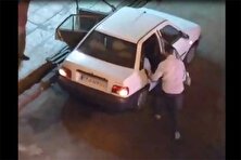 فیلم ضرب و شتم یک «خانم راننده» توسط یک آقا در کرج منبع سایت کارنا