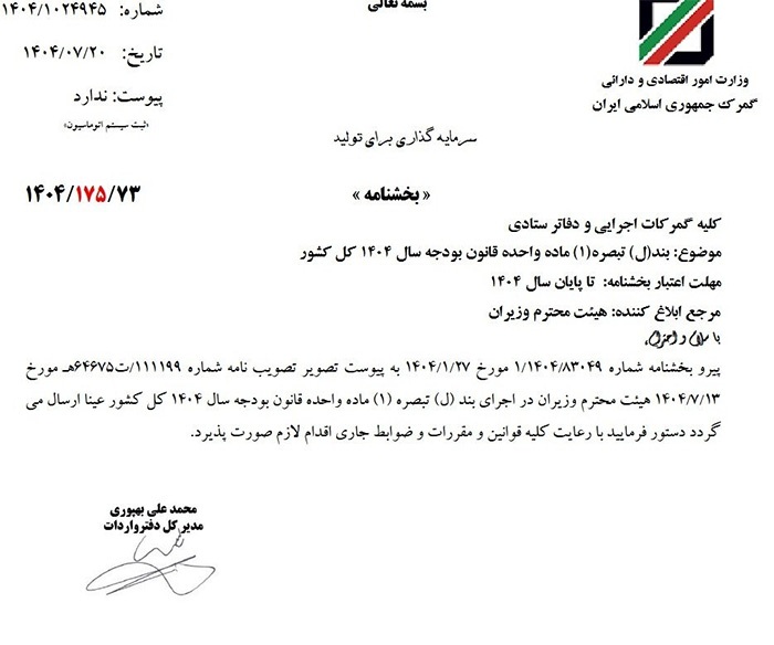 ابلاغیه به گمرکات اجرایی/ تویوتا‌های وزارت بهداشت به زودی ترخیص خواهند شد