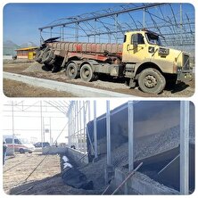 ویدئو سقوط وحشتناک کامیون هنگام تخلیه شن در تهران منبع سایت کارنا