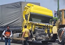 فیلم لحظه برخورد تریلی با 10 خودرو در گرگان با 21 نفر مصدوم منبع سایت کارنا