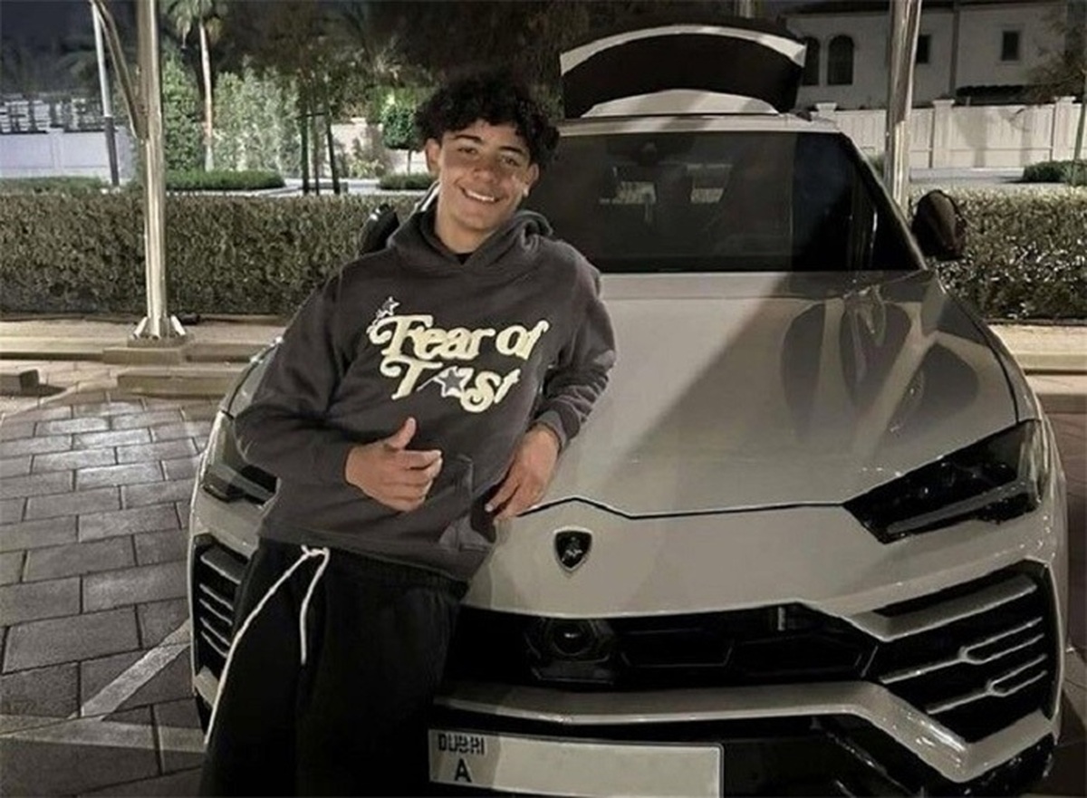 پلاک لامبورگینی پسر رونالدو گران‌تر از خود ماشین!