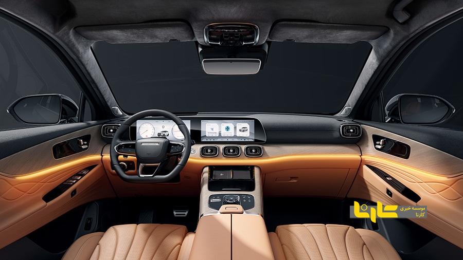 تجربه آرامش، فناوری و اصالت در کابین لوکانو L۸ لوکسترین شاسیبلند بازار ایران تجربه آرامش، فناوری و اصالت در کابین لوکانو L۸ لوکسترین شاسیبلند بازار ایران