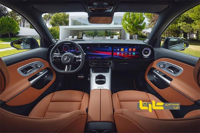 مرسدس اولین تصاویر کابین GLB جدید را منتشر کرد
