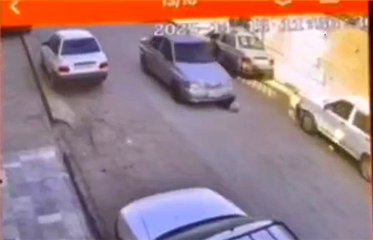 ویدئو زیر گرفتن یک دانش‌آموز در مشهد توسط راننده زن بی احتیاط