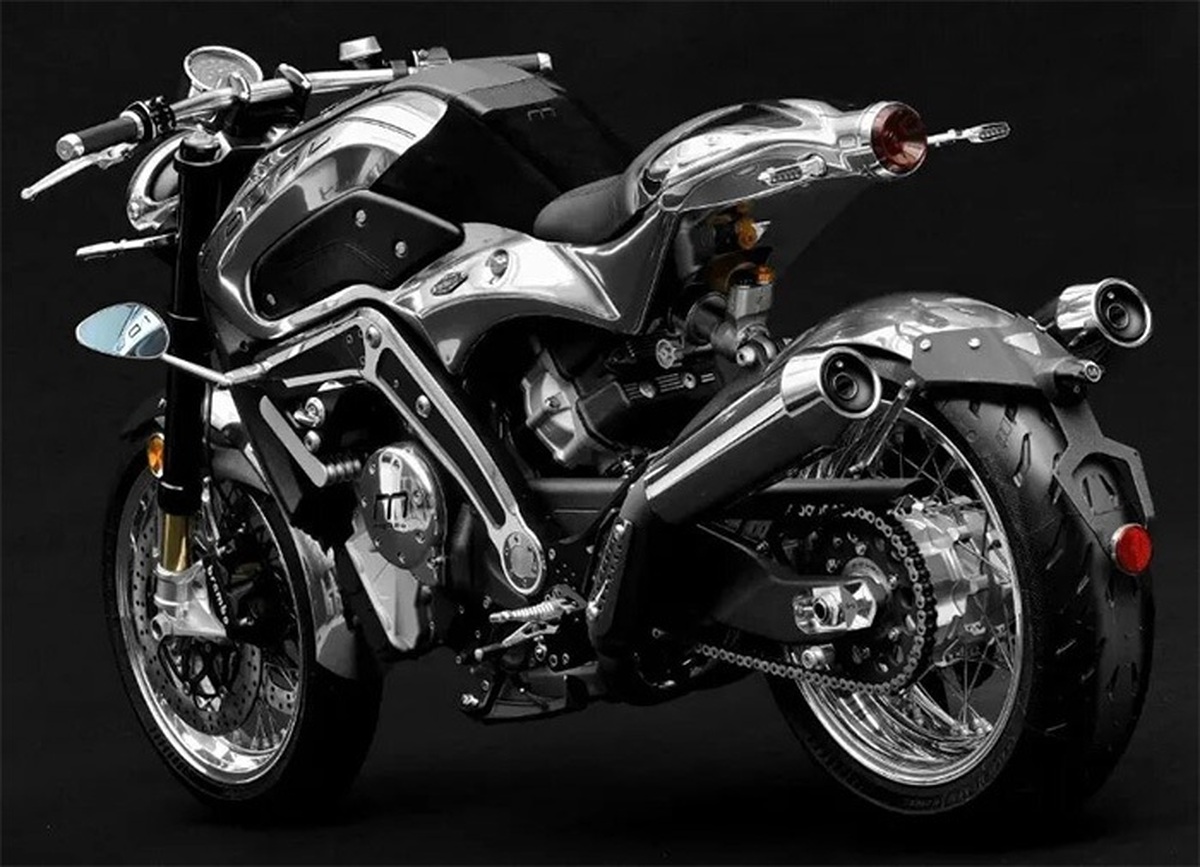 این موتورسیکلت دیدنی هم‌قیمت یک پورشه است!+ عکس