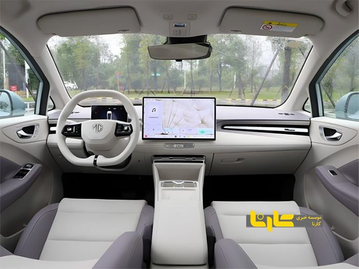 MG۴ مجهز به باتری نیمه جامد ام جی از یک MG۴ مجهز به باتری نیمه جامد رونمایی میکند