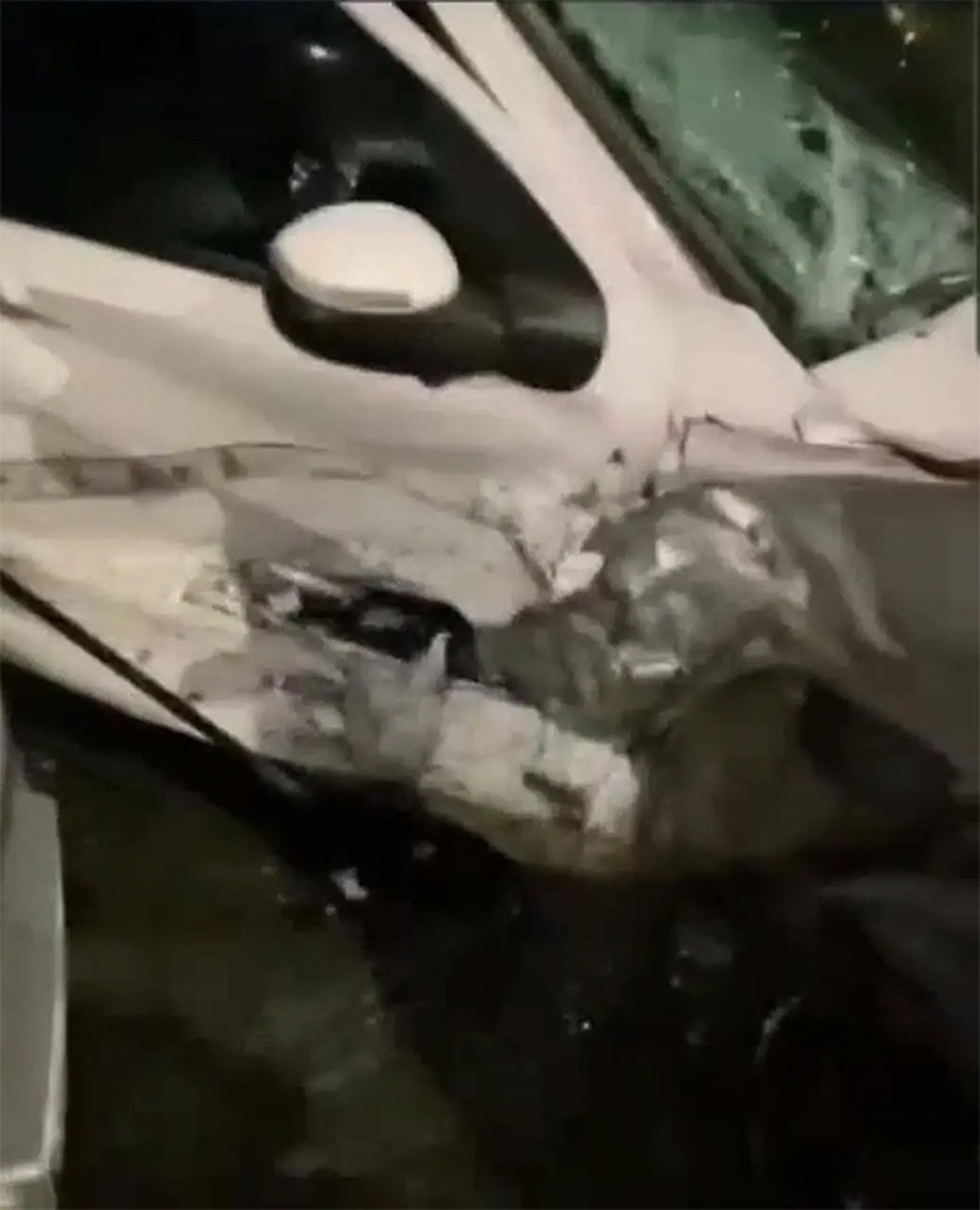 فیلم کنده شده موتور پژو ۲۰۶ در یک تصادف!