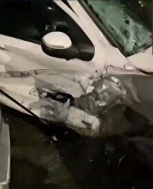 فیلم کنده شده موتور پژو ۲۰۶ در یک تصادف!